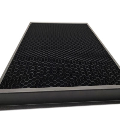 ความหนา 12 มม อลูมิเนียม Honeycomb Grid Core สีดํา ด้วยกรอบที่ใช้สําหรับหลากหลาย LED เติมแสง