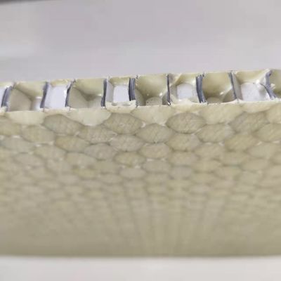 ความหยาบผิว พานอลูมิเนียม FRP Honeycomb แผ่นสะอาดง่าย