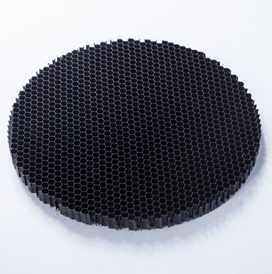 กว้าง 20 - 120 มิลลิเมตร สีดําอลูมิเนียม Honeycomb Grid Core สําหรับ LED Anti Glare