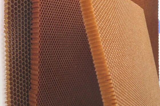 Sound Insulation Aramid Honeycomb Core 1220x2440mm For Railway Transporation
