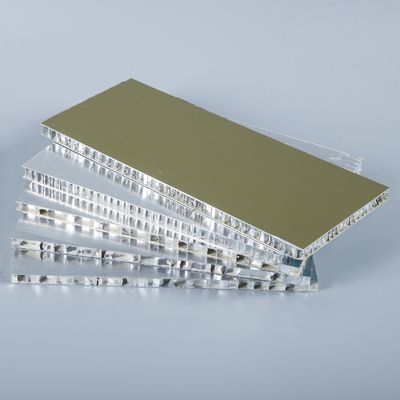 พีวีดีเอฟ พียู พับอลูมิเนียม Honeycomb แผ่นผนัง 1200x2400mm